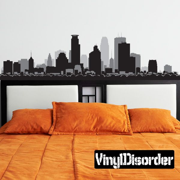 Image of Minneapolis Minnesota Skyline Decal