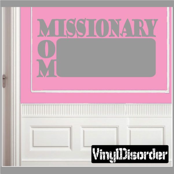 Image of Missionary Mom Decal