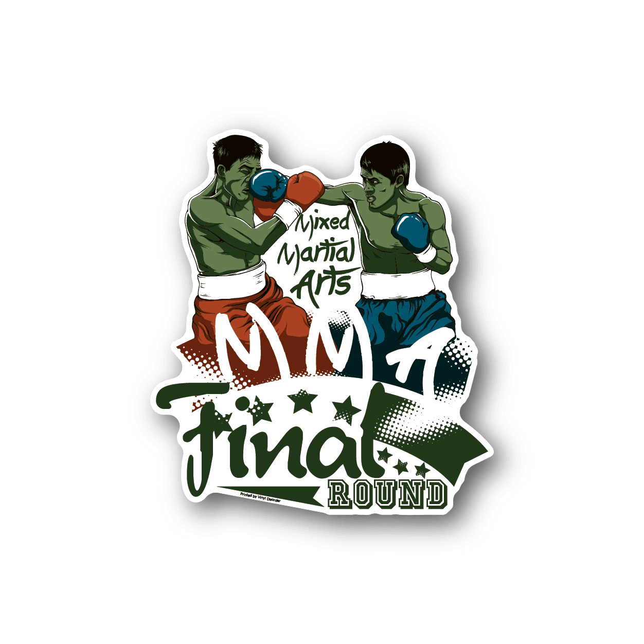 Image of Mixed Martial Arts Final Round Sticker