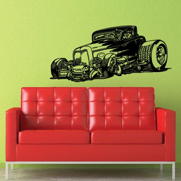 Image of Model T Wall Decal - Vinyl Decal - Car Decal - MC68