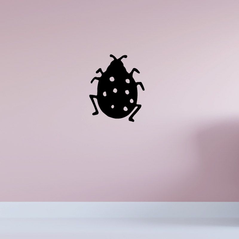 Image of Modest Dotted Ladybug Decal