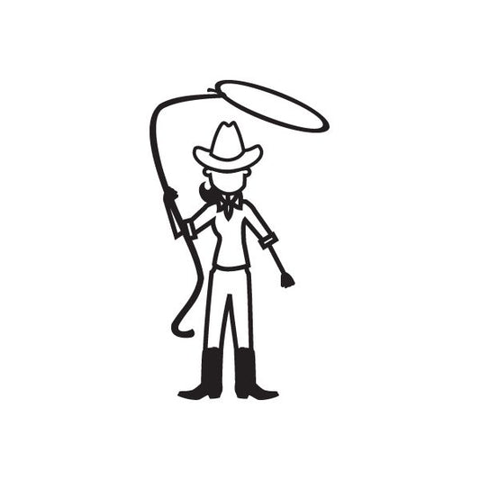 Image of Mom Cowgirl Decal