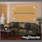 Wall decal with text "Moments to remember" in a rectangular border