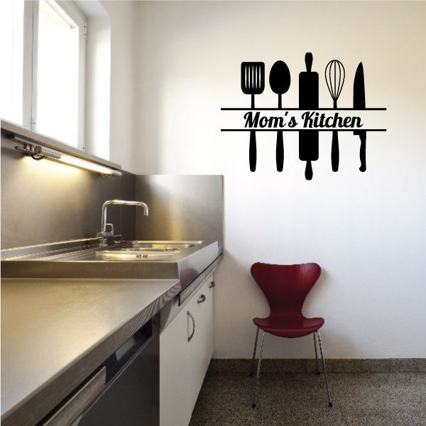 Image of Moms Kitchen Utensils Decal