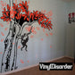 Monkey swinging from Tree Branch Kit - Vinyl Wall Decals