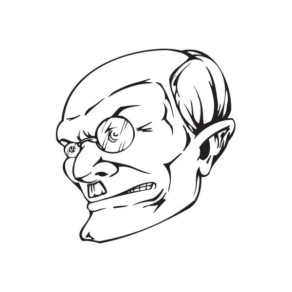 Image of Monocle Professor Decal