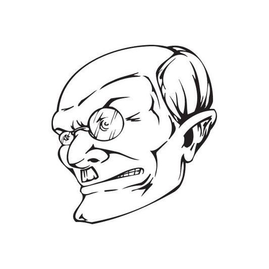 Image of Monocle Professor Decal