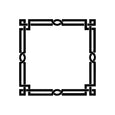 Image of Monogram Frame Decals