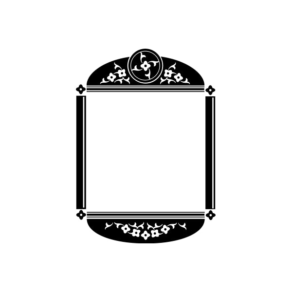 Image of Monogram Frame Decals