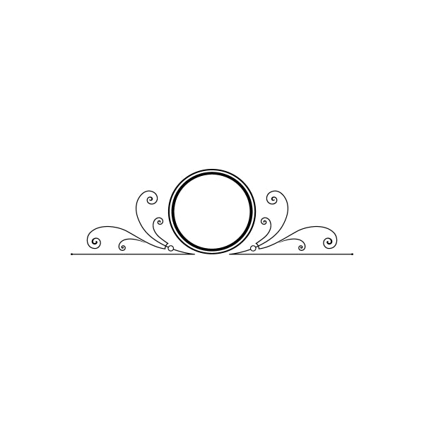 Image of Monogram Frame Decals