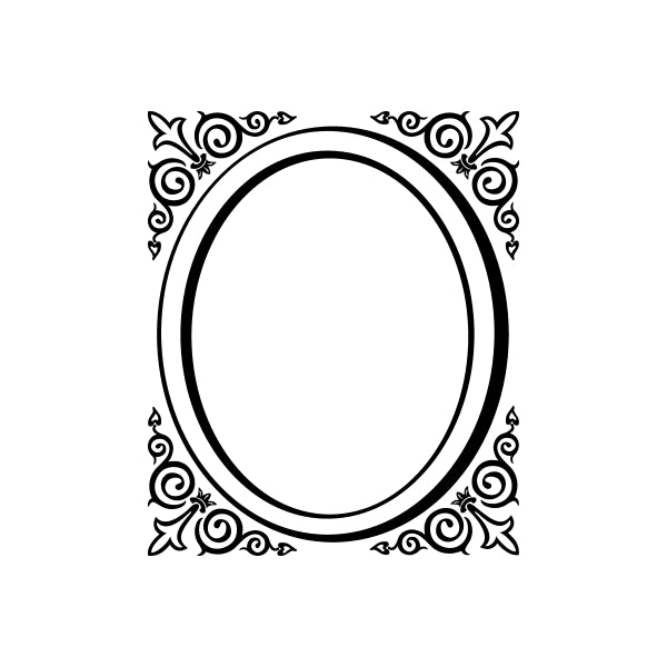 Image of Monogram Frame Decals