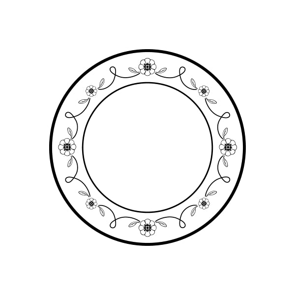 Image of Monogram Frame Decals