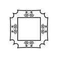 Image of Monogram Frame Decals