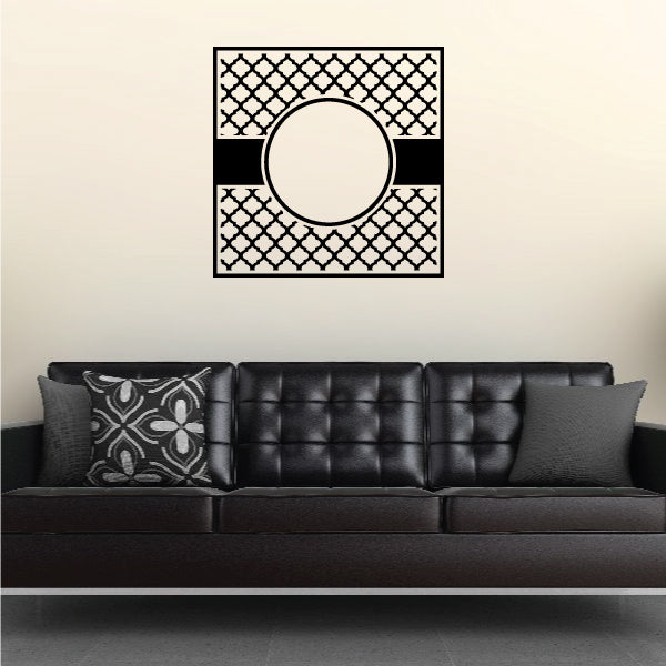 Image of Monogram Frame Decals