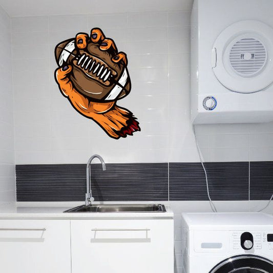 Image of Monster Football Wall Decal - Vinyl Car Sticker - Uscolor005