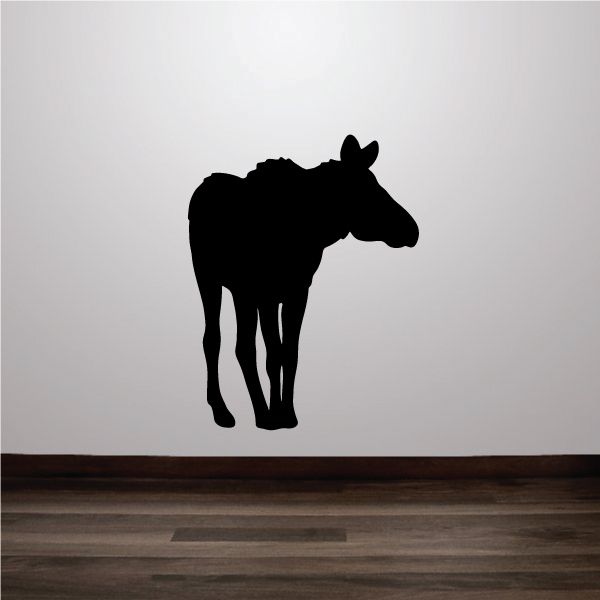 Image of Moose Calf Decal