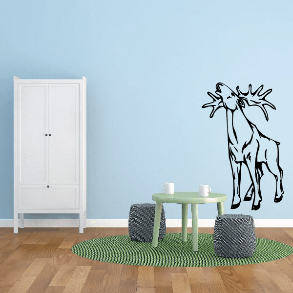 Image of Moose Calling Decal