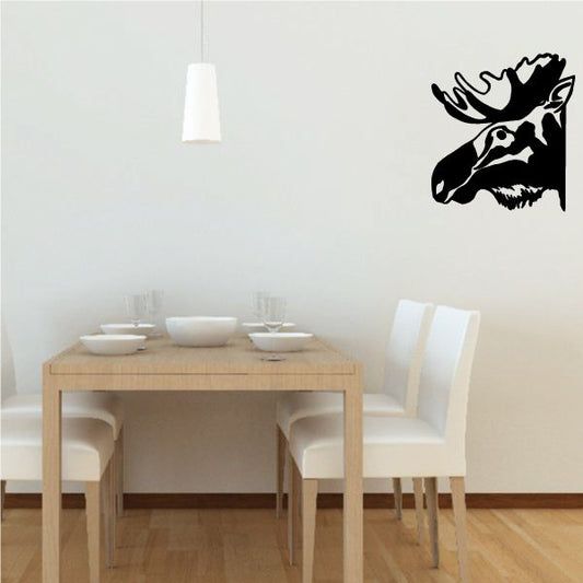 Image of Moose Head Decal