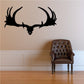 Black moose horns decal silhouette