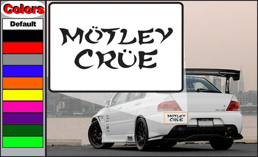 Image of Motley Crue Text Decal