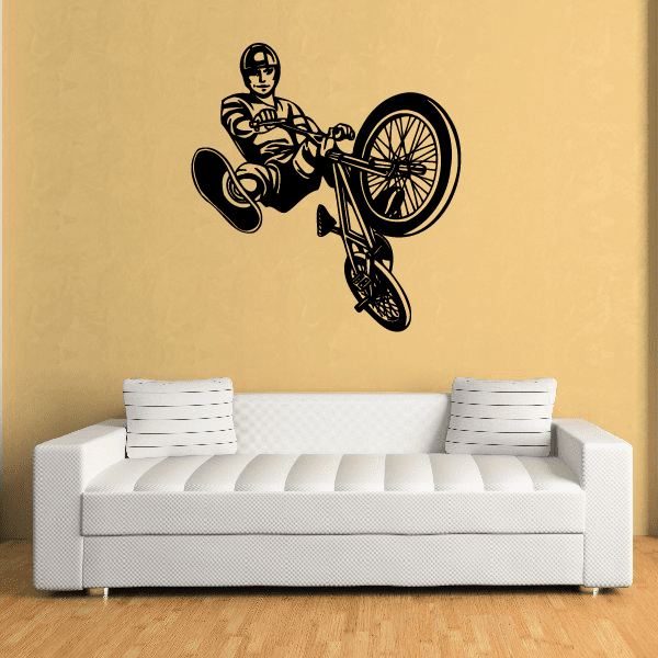 Image of Moto Whip BMX Rider Decal