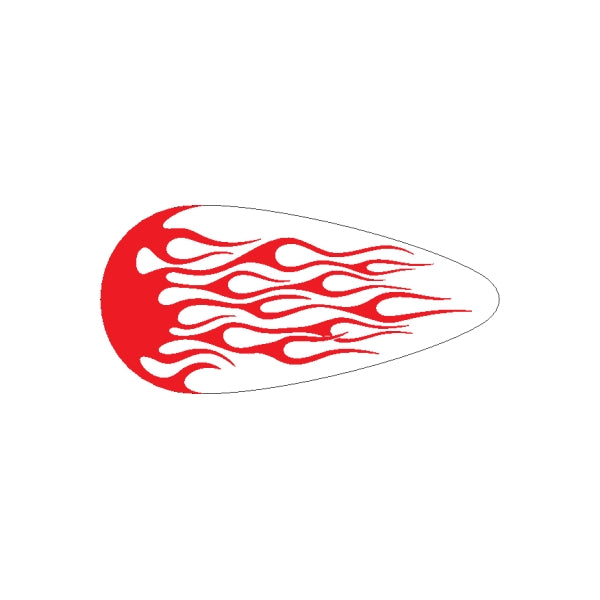 Image of Motorcycle Tank Flame Decals