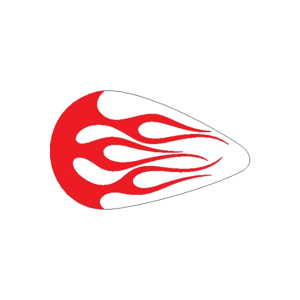 Image of Motorcycle Tank Flame Decals