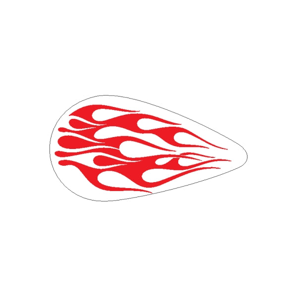 Image of Motorcycle Tank Flame Decals