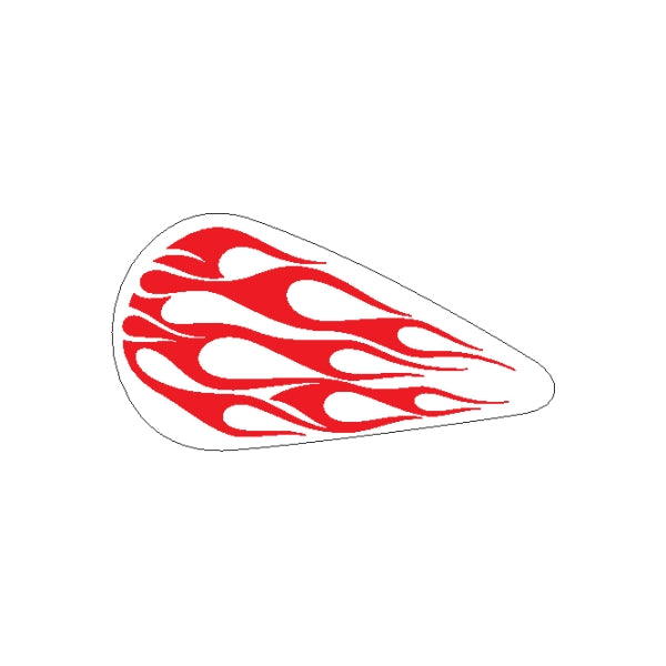 Image of Motorcycle Tank Flame Decals