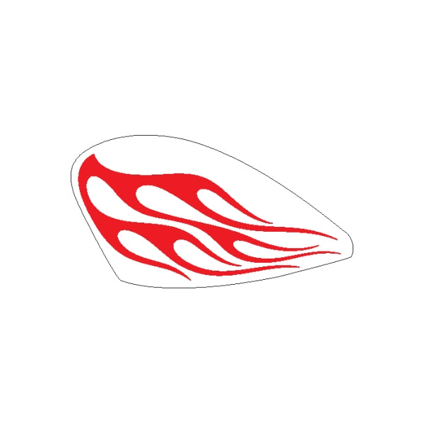 Image of Motorcycle Tank Flame Decals