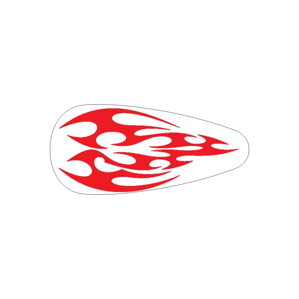 Image of Motorcycle Tank Flame Decals