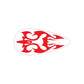 Image of Motorcycle Tank Flame Decals