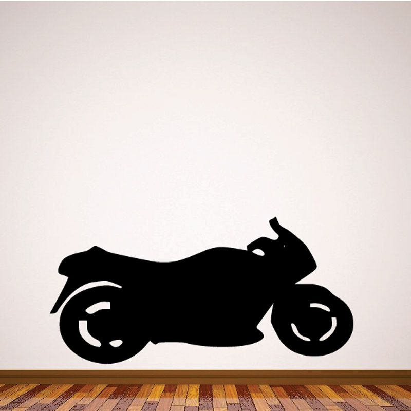 Image of Motorcycle Wall Decal - Vinyl Decal - Car Decal - CD050