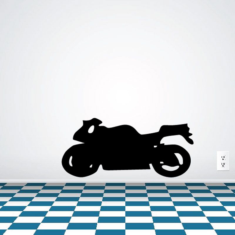 Image of Motorcycle Wall Decal - Vinyl Decal - Car Decal - CD072