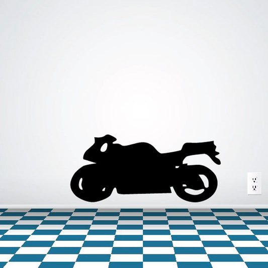 Image of Motorcycle Wall Decal - Vinyl Decal - Car Decal - CD072