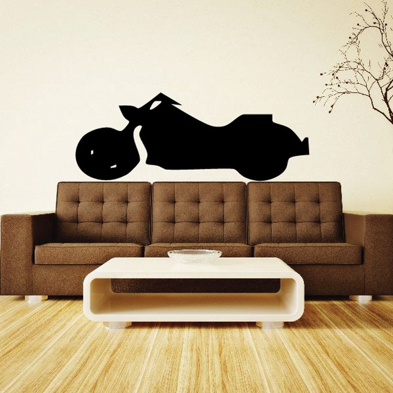 Image of Motorcycle Wall Decal - Vinyl Decal - Car Decal - CD077