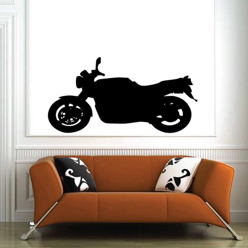 Image of Motorcycle Wall Decal - Vinyl Decal - Car Decal - CD090