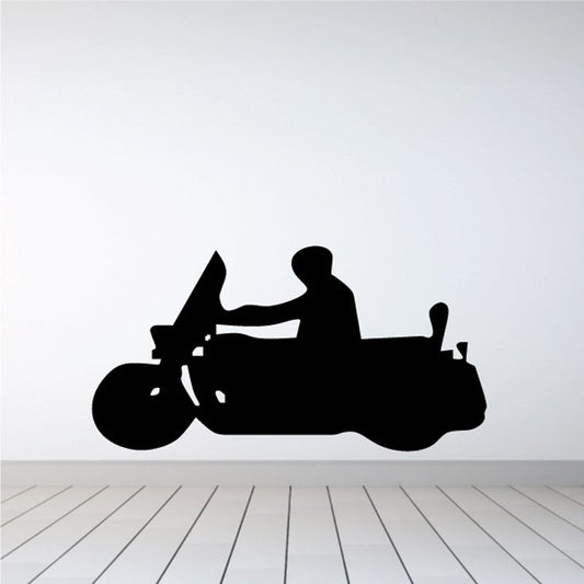 Image of Motorcycle Wall Decal - Vinyl Decal - Car Decal - CD106