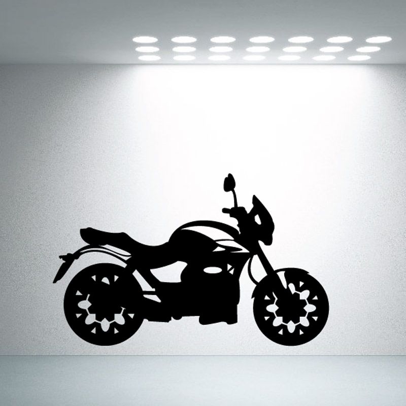 Image of Motorcycle Wall Decal - Vinyl Decal - Car Decal - CD49