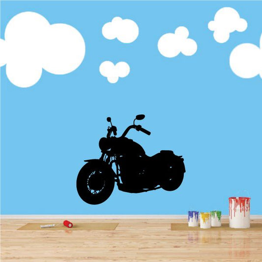 Image of Motorcycle Wall Decal - Vinyl Decal - Car Decal - Large 005