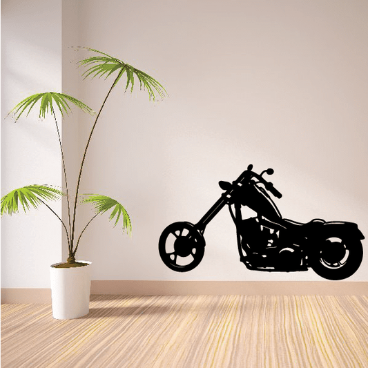 Image of Motorcycle Wall Decal - Vinyl Decal - Car Decal - Large 072