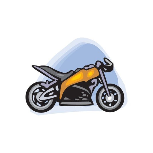 Image of Motorcycles Wall Decal - Vinyl Sticker - Car Sticker - Die Cut Sticker - DC 011