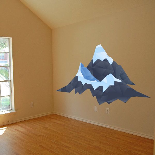 Image of Mountains Wall Decal - Vinyl Decal - Car Decal - Idcolor001