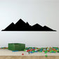 Black mountain wall decal vinyl silhouette