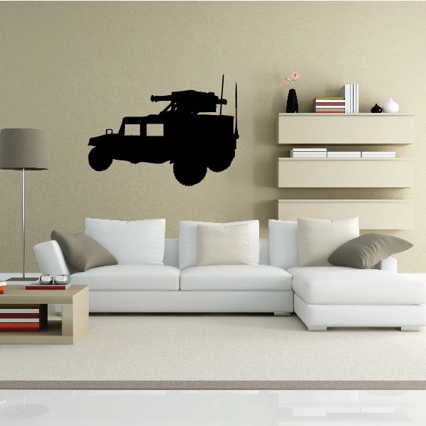 Image of Mounted Humvee Decal