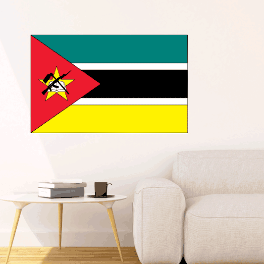 Image of Mozambique Flag Sticker