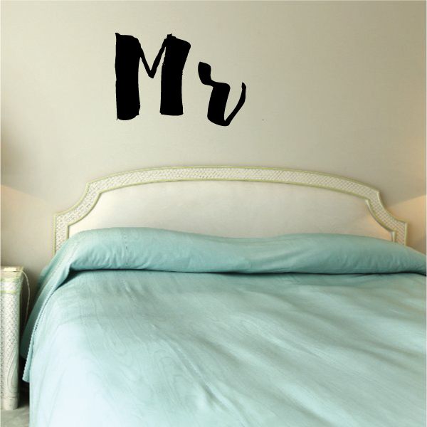 Image of Mr Wedding Bold Style Decal