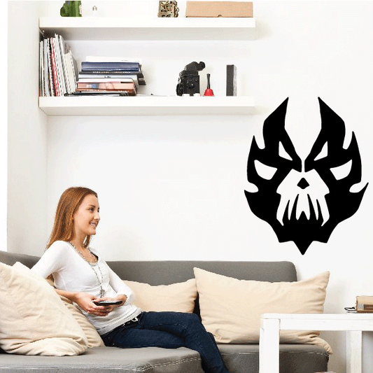 Image of Multi Eyed Demon Mask Decal