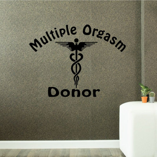 Image of Multiple Orgasm Donor Decal