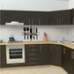Kitchen wall decal with black utensils and Mum's Kitchen text